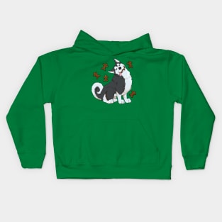 Husky Gingerbread Kids Hoodie